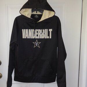 Vanderbilt Commodores size S, black pull over hoodie sweat shirt Colosseum brand